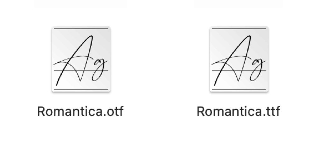 Cosa si intende per font