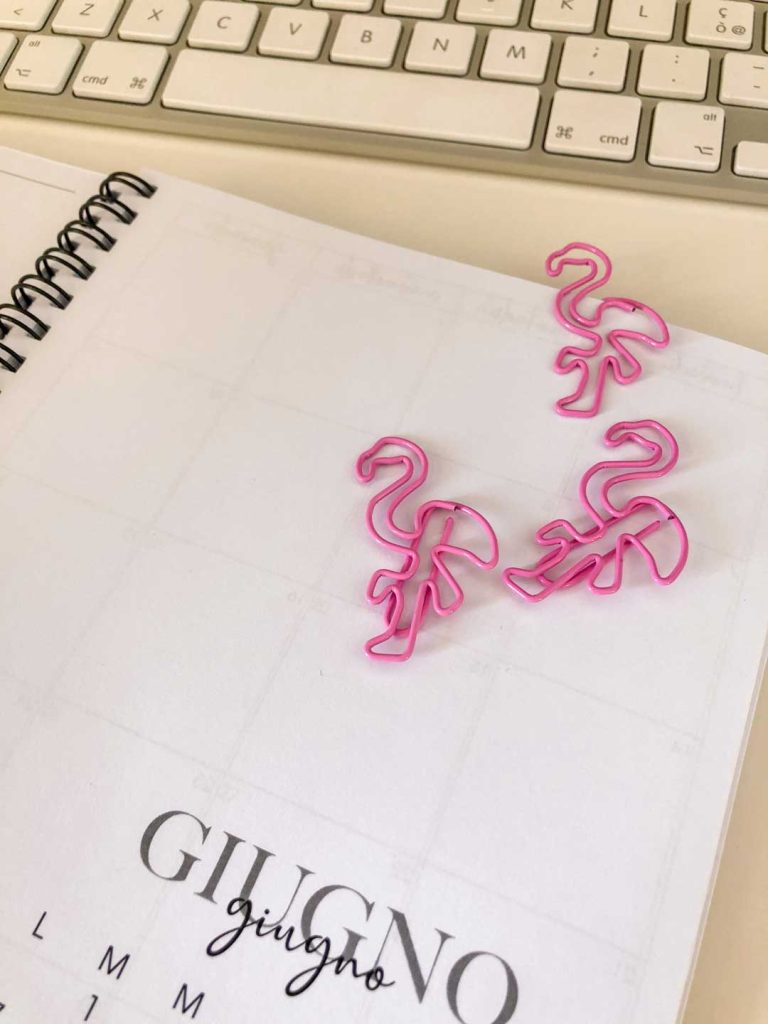 Set di 1 sottobicchiere con fenicotteri rosa per bevande