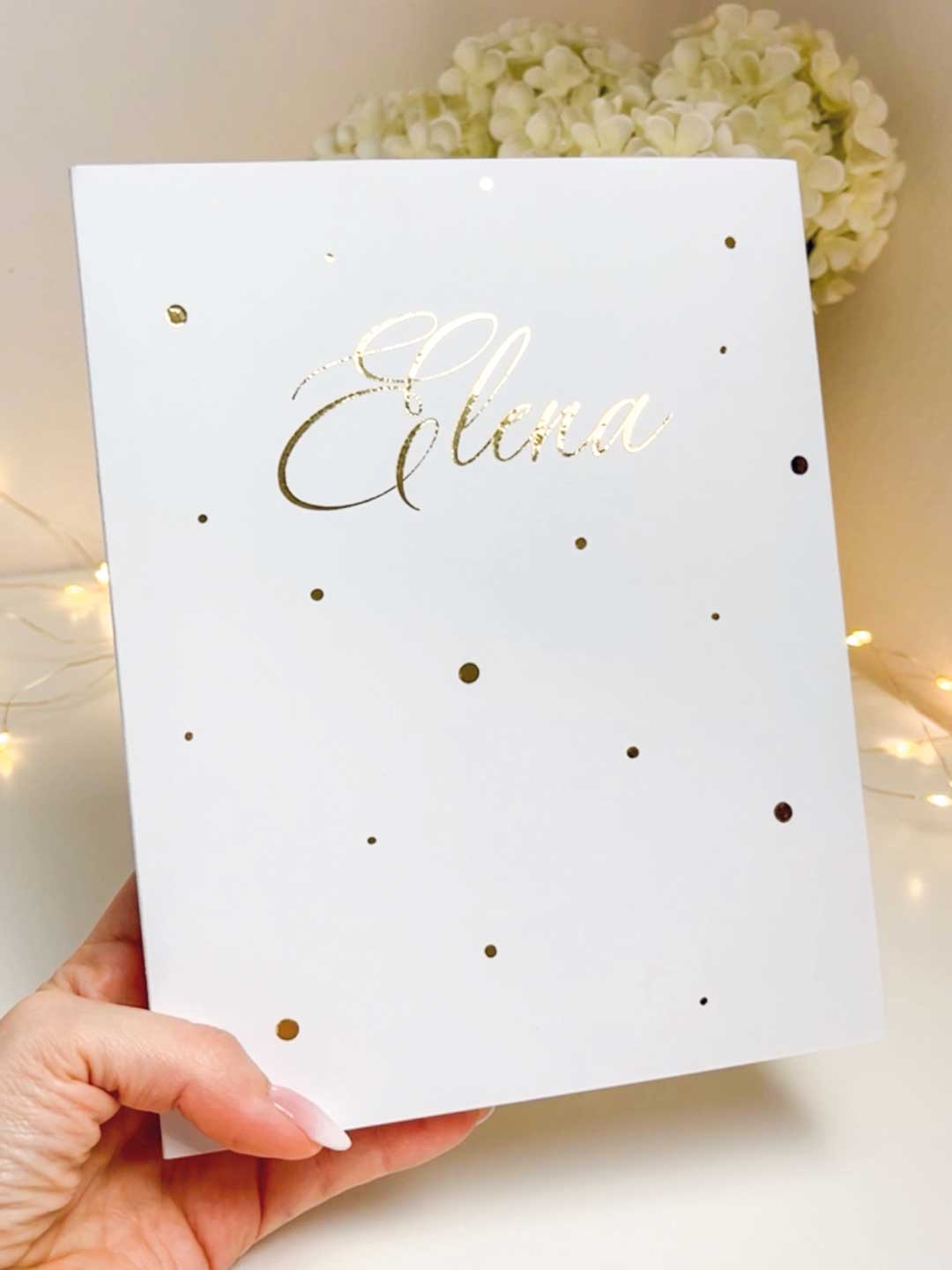 Confezione Regalo Personalizzata Pochette Misura Small
