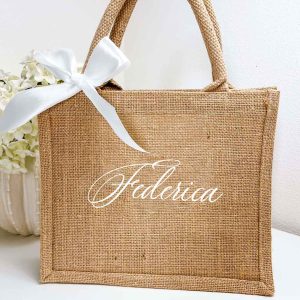 Borsa Juta Personalizzata Mini